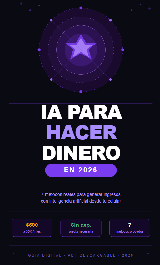 IA Para Hacer Dinero en 2026 — Guía PDF Descargable